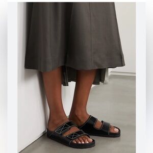 Proenza Schouler x Birkenstock Arizona leather sandals black